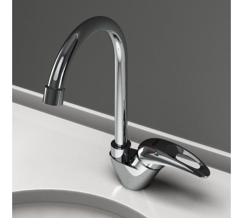 Смеситель для кухни полимерный DORFF Comfort высокий излив D8000000