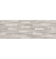 Плитка настенная Kerama Marazzi Гренель серая структура обрезная 30х89,5 см 13056R