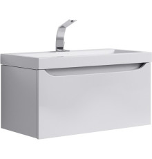Тумба под умывальник AQUATON Верона 800х460х400 мм подвесная Белый Ver.01.08/W
