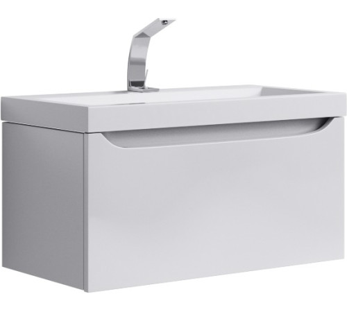 Тумба под умывальник AQUATON Верона 800х460х400 мм подвесная Белый Ver.01.08/W