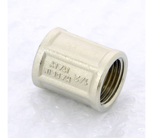 Муфта резьбовая никелированная Tiemme ВР-ВР 1/2 1500136