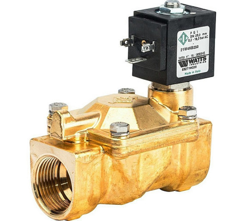 Клапан электромагнитный Watts 850T 1 PN25 нормально закрытый 10023640