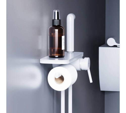 Смеситель встраиваемый AM.PM Jupiter с гигиеническим душем и полкой 773500200