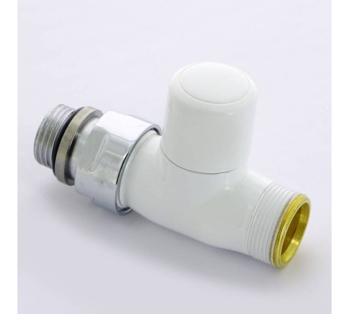 Вентиль обратный Carlo Poletti New-Smart прямой НН 1/2 x M24x19 белый V77610E