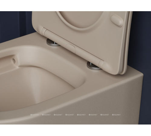 Унитаз подвесной Ceramica Nova Balearica Rimless капучино матовый CN6000MC