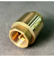 Клапан обратный STOUT пружинный с латунным затвором 1/2 ВВ CV151001