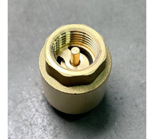 Клапан обратный STOUT пружинный с латунным затвором 1/2 ВВ CV151001