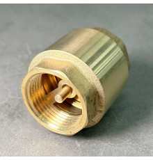 Клапан обратный STOUT пружинный с латунным затвором 1 ВВ CV251003