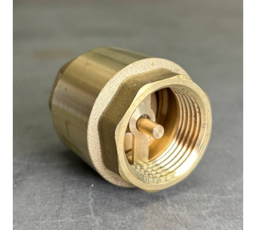 Клапан обратный STOUT пружинный с латунным затвором 1 ВВ CV251003