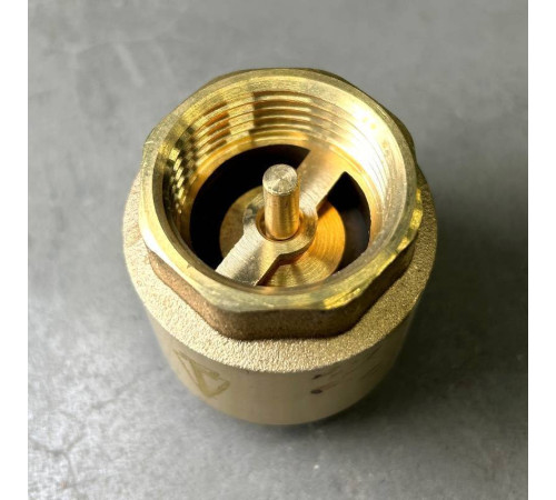 Клапан обратный STOUT пружинный с латунным затвором 1 ВВ CV251003