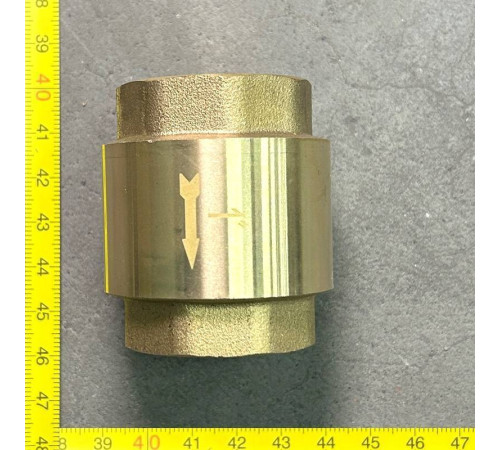 Клапан обратный STOUT пружинный с латунным затвором 1 ВВ CV251003