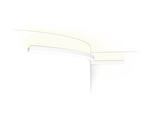 Карниз для скрытого освещения Orac Decor CX189F гибкий