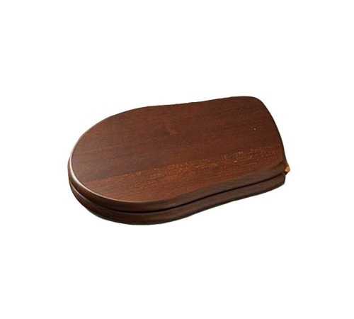 Сиденье для унитаза Kerasan Retro с микролифтом дерево/золото 108740