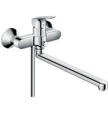 Смеситель для ванны Hansgrohe Logis с длинным изливом хром 71402000