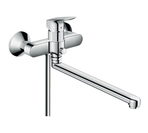 Смеситель для ванны Hansgrohe Logis с длинным изливом хром 71402000