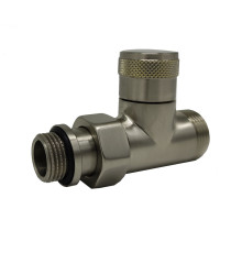 Вентиль запорный прямой SR Rubinetterie Tondera 1/2x3/4E матовый никель 0675-1500NSE0