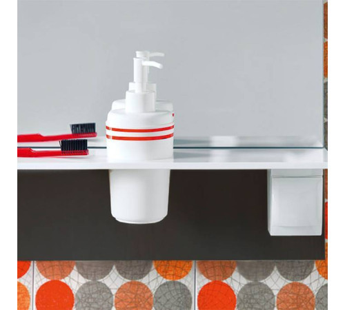 Зеркало с полкой и подсветкой Burgbad Eqio 90х76.9х15 см серый SEZQ090F2010