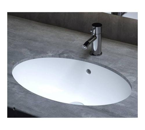 Раковина встраиваемая снизу Salini Marea 12 545х375х187 мм S-Sense белый матовый 1101109M