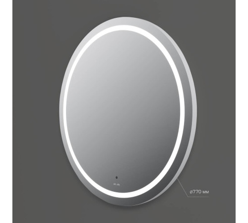 Зеркало круглое AM.PM X-Joy 80 см с LED-подсветкой и ИК-сенсором M85AMOX0801WG