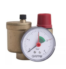 Группа безопасности котла Gappo G1453 1 x 3/4 3 бар 50 кВт G1453