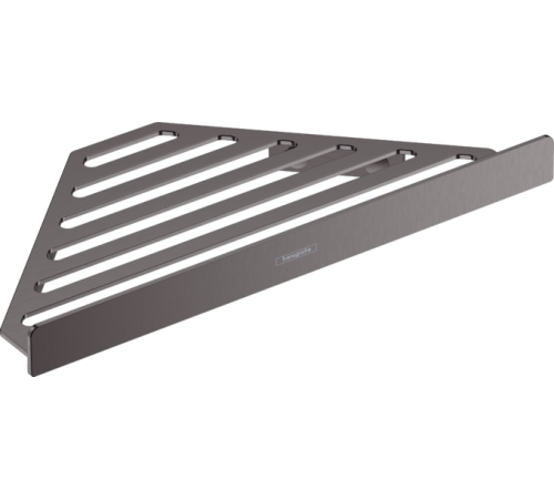 Угловая корзинка Hansgrohe AddStoris шлифованный черный хром 41741340