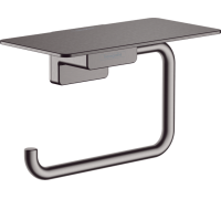Держатель туалетной бумаги Hansgrohe AddStoris с полкой 150х80 мм 41772340