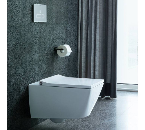 Унитаз подвесной Duravit Viu Rimless WonderGliss 37x57 см белый 25110900001