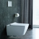 Унитаз подвесной Duravit Viu Rimless WonderGliss 37x57 см белый 25110900001