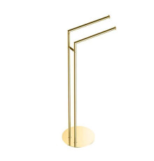 Стойка напольная с двойным полотенцедержателем Colombo Design Mini PVD золото матовое B4038.OM