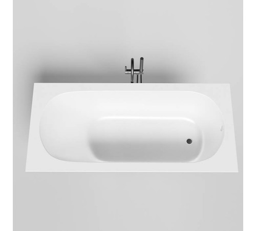 Ванна встраиваемая Salini Ornella 170х75х60 см овальная чаша S-Sense белый глянцевый 102311G/23101H