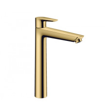 Смеситель для раковины Hansgrohe Talis E 240 со сливным гарнитуром полированное золото 71716990