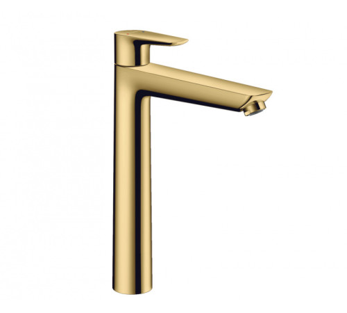 Смеситель для раковины Hansgrohe Talis E 240 со сливным гарнитуром полированное золото 71716990