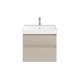 Тумба подвесная Kerama Marazzi Cubo 60 см с ящиками лимо матовая CUB.60.2\LIM