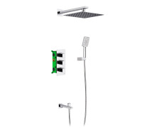 Набор для комплектации ванны Timo Petruma 250х250 мм хром SX-5049/00SM