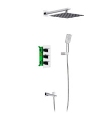 Набор для комплектации ванны Timo Petruma 250х250 мм хром SX-5049/00SM