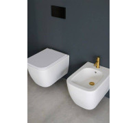 Биде подвесное Scarabeo Teorema 2.0 360х520х310 мм белый 5127