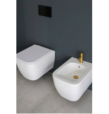 Биде подвесное Scarabeo Teorema 2.0 360х520х310 мм белый 5127