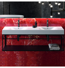 Раковина Kerasan Cento 140х45 см 1 отв. подвесная белый 353601