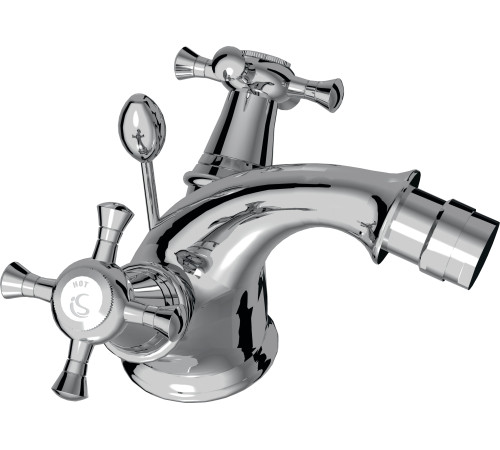 Смеситель для биде Ideal Standard Reflections со сливным гарнитуром B9655AA