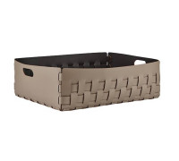 Корзина ADJ Bottega 60х50х20 см капучино/шоколад 1049.04/06