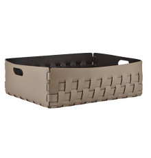 Корзина ADJ Bottega 60х50х20 см капучино/шоколад 1049.04/06