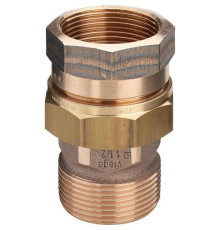 Разъемное соединение Viega 3340 бронза НВ 3 дюйма с плоским уплотнением 651169