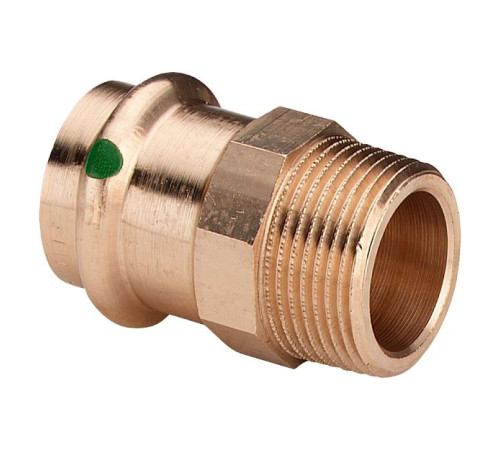 Переходник Viega Sanpress бронза 1 x 35 мм наружная резьба 297947