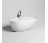 Ванна отдельностоящая Salini Paola 160х77х57 см S-Stone белый матовый 101511SM