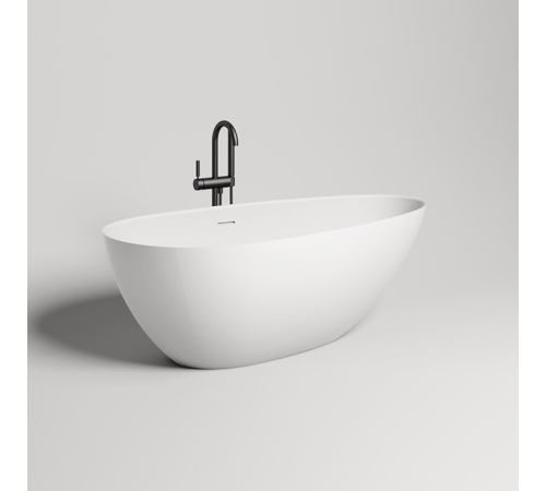 Ванна отдельностоящая Salini Paola 160х77х57 см S-Stone белый матовый 101511SM