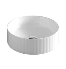 Раковина накладная Artceram Millerighe 44 см белый глянцевый OSL010 01 00