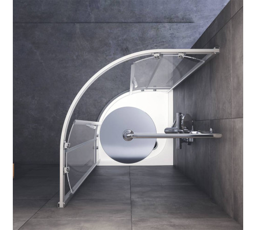 Душевой уголок AM.PM Gem 80x80 см без поддона W90G-401-080WT