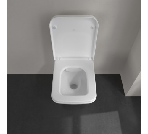 Унитаз подвесной Villeroy & Boch Finion 37.5x56x35 см CeramicPlus альпийский белый 4664R0R1