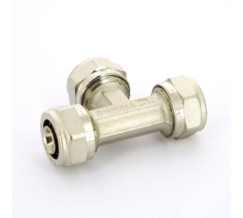 Тройник обжимной никелированный Tiemme 16х2.0 1600002