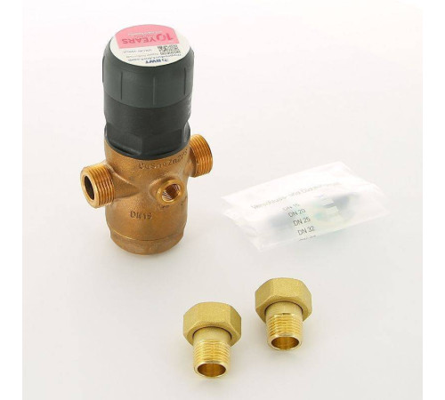 Редуктор давления BWT D1 Red 1/2 1.5-7 бар PN25 для горячей воды 125300283